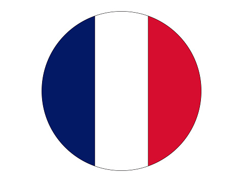 vector illustration of french flag